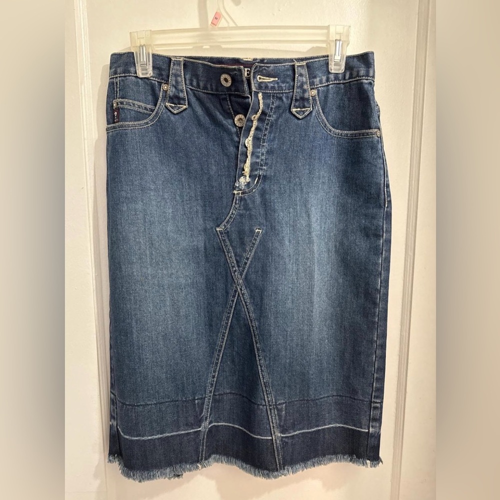 Guess Blue Denim Skirt